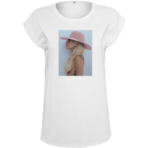 Merchcode Ladies Lady Gaga Hat Tee white M