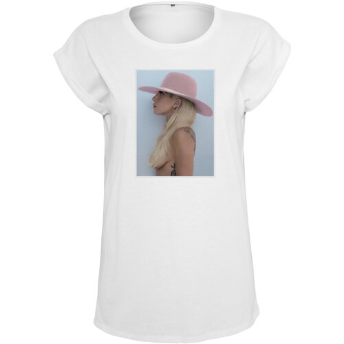 Merchcode Ladies Lady Gaga Hat Tee white XL