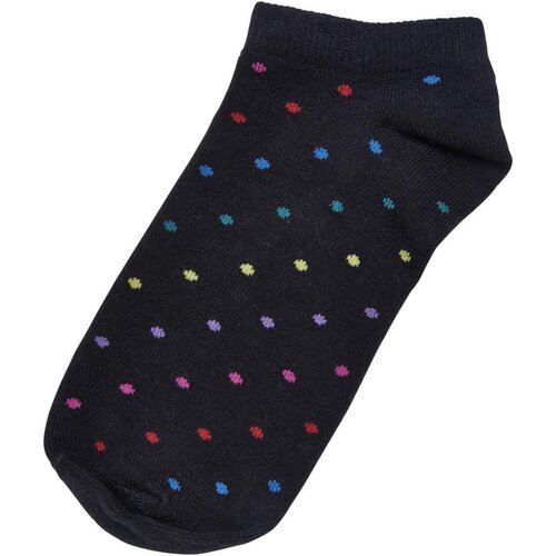Urban Classics No Show Socks Rainbow Dots 5-Pack white/black/hibiskuspink 43-46