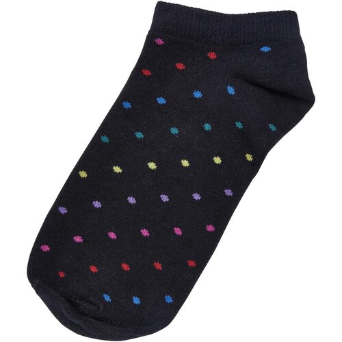 Urban Classics No Show Socks Rainbow Dots 5-Pack white/black/hibiskuspink 47-50