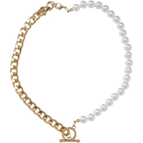 Urban Classics Half Pearl Exchangable Necklace 2-Pack