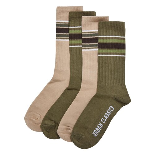 Urban Classics Layering Stripe Socks 4-Pack