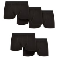 Urban Classics Solid Organic Cotton Boxer Shorts 5-Pack...