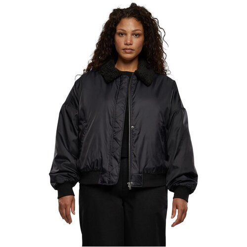 Urban Classics Ladies Pilot Bomber Jacket black/black 3XL