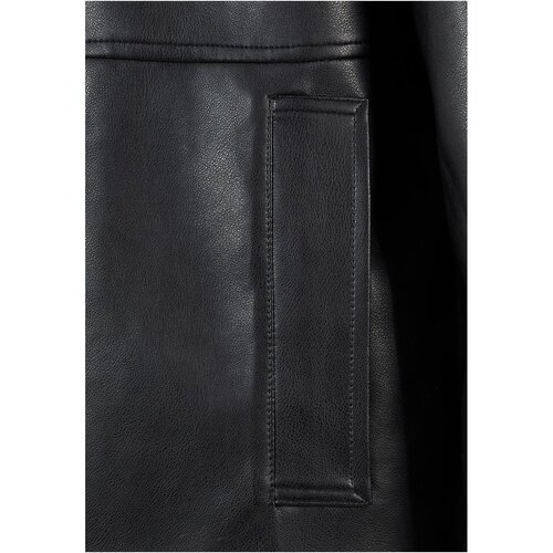 Urban Classics Ladies Faux Leather Coat black XS