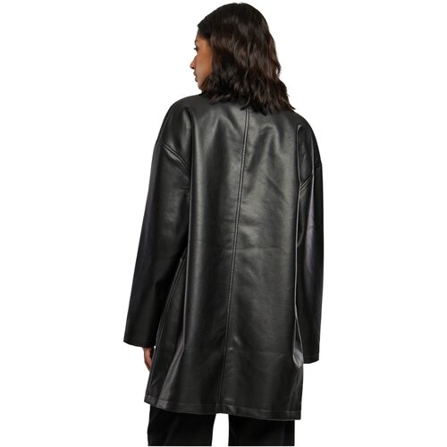 Urban Classics Ladies Faux Leather Coat black XS