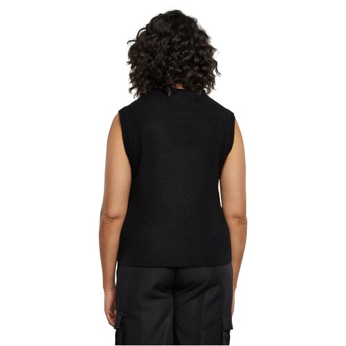 Urban Classics Ladies Knit Slipover black 5XL