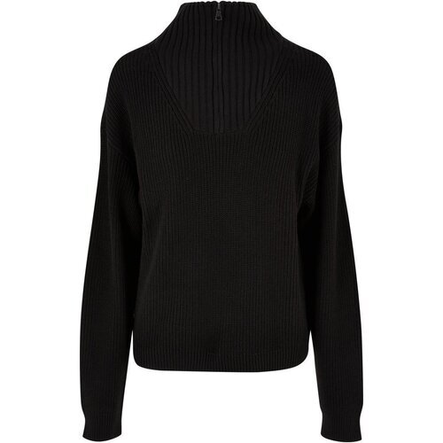 Urban Classics Ladies Oversized Knit Troyer black S