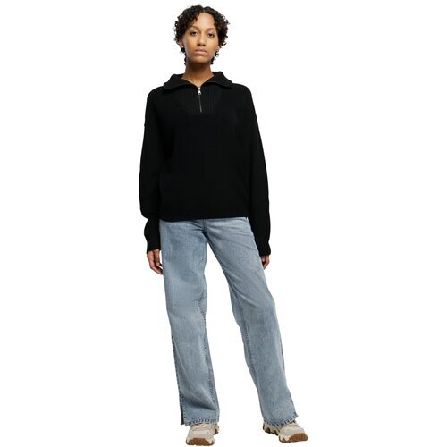 Urban Classics Ladies Oversized Knit Troyer black S