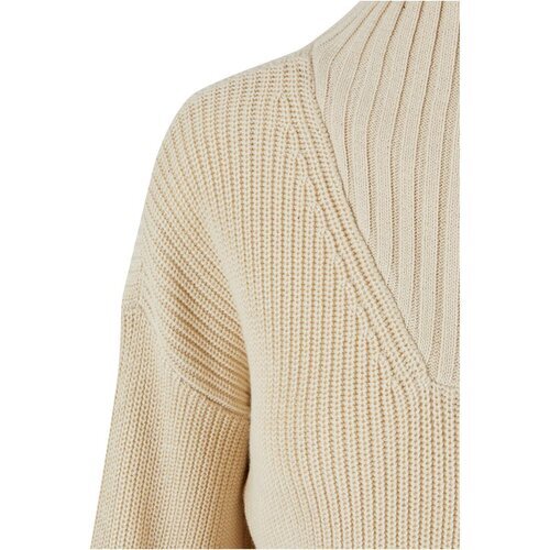 Urban Classics Ladies Oversized Knit Troyer sand M