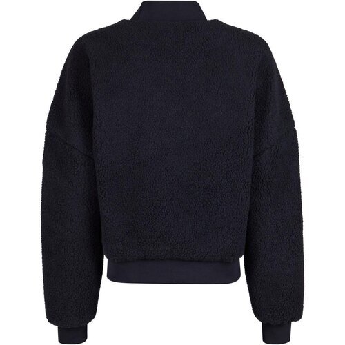 Urban Classics Ladies Sherpa Crewneck black 5XL