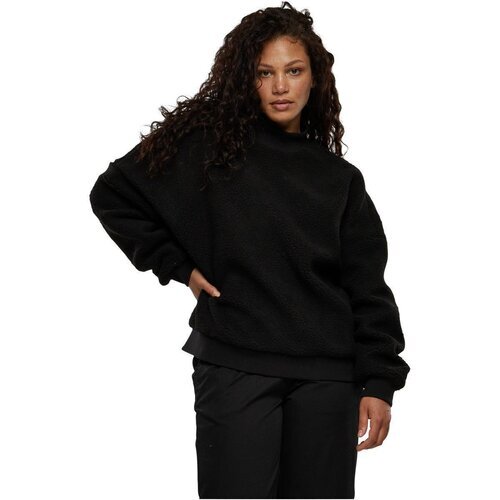 Urban Classics Ladies Sherpa Crewneck black 5XL