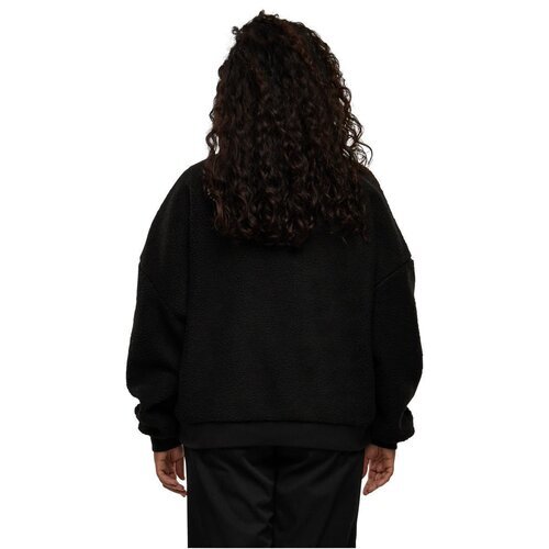 Urban Classics Ladies Sherpa Crewneck black 5XL