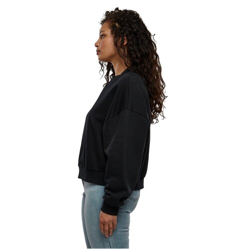 Urban Classics Ladies Cropped V-Neck black 4XL