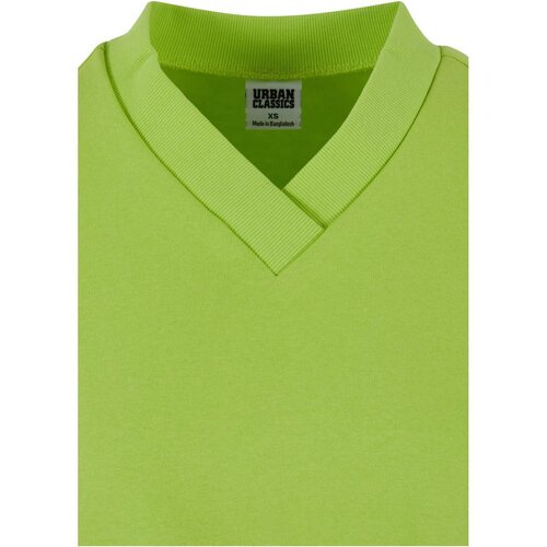 Urban Classics Ladies Cropped V-Neck frozenyellow XS