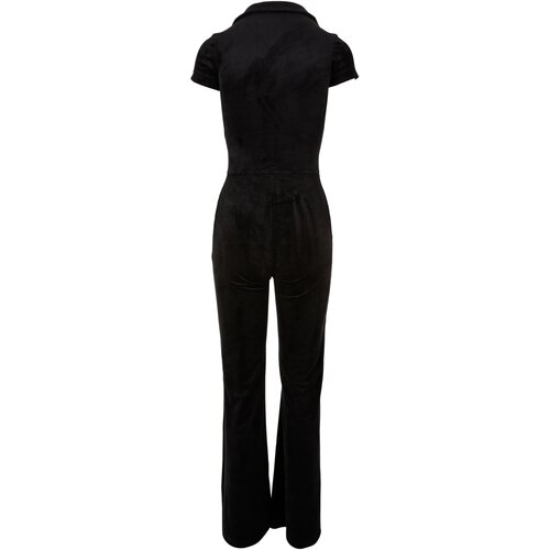 Urban Classics Ladies Velvet Jumpsuit black 3XL