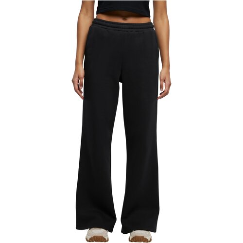 Urban Classics Ladies Organic Ultra Wide Sweat Pants  black L