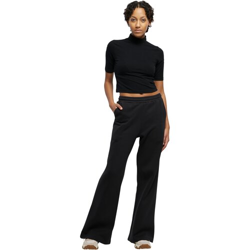 Urban Classics Ladies Organic Ultra Wide Sweat Pants  black L