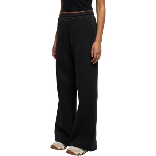 Urban Classics Ladies Organic Ultra Wide Sweat Pants  black L