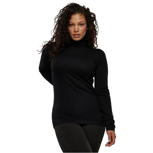 Urban Classics Ladies Knitted Turtleneck Sweater black 3XL