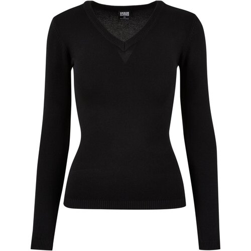 Urban Classics Ladies Knitted V-Neck Sweater