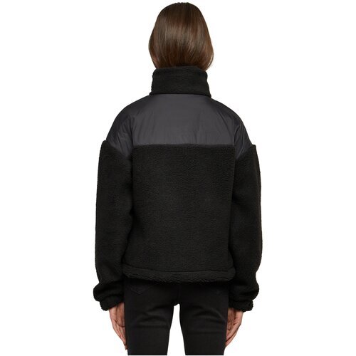 Urban Classics Ladies Sherpa Mix Jacket black 4XL