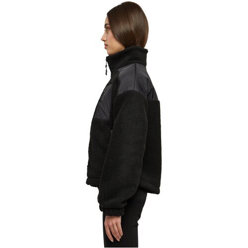 Urban Classics Ladies Sherpa Mix Jacket black 4XL