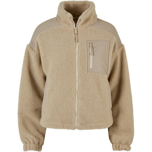 Urban Classics Ladies Sherpa Mix Jacket wetsand S