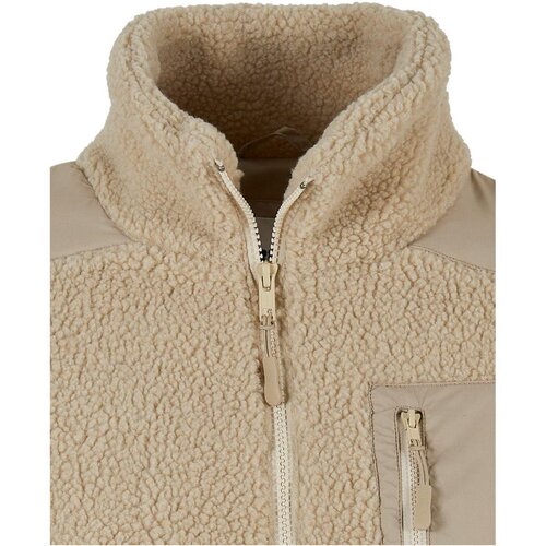 Urban Classics Ladies Sherpa Mix Jacket wetsand S