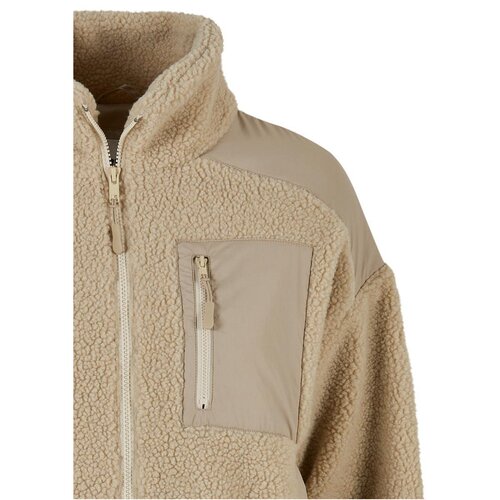 Urban Classics Ladies Sherpa Mix Jacket wetsand S