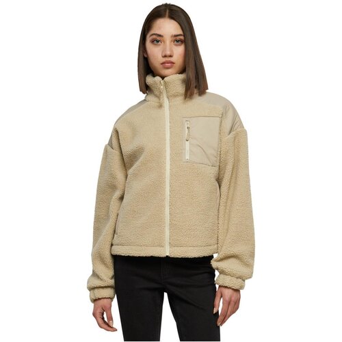 Urban Classics Ladies Sherpa Mix Jacket wetsand S