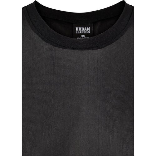 Urban Classics Ladies Short Mesh Tee black M