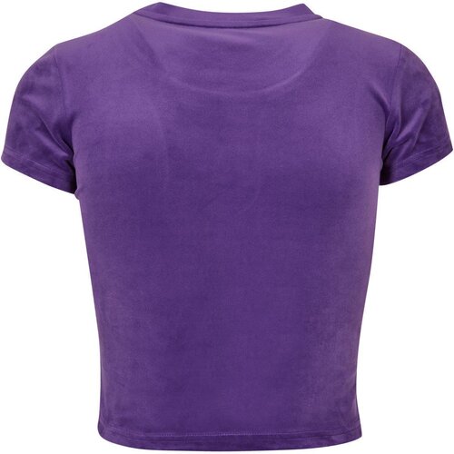 Urban Classics Ladies Short Velvet Tee realviolet XXL