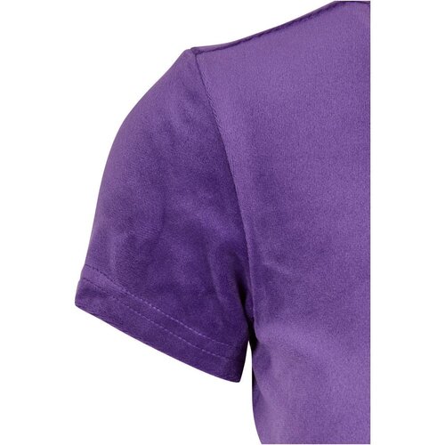 Urban Classics Ladies Short Velvet Tee realviolet XXL