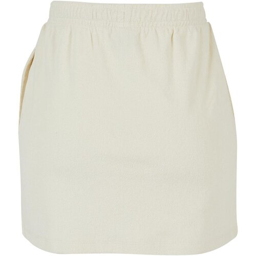 Urban Classics Ladies Towel Mini Skirt palewhite 3XL