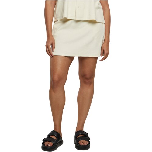 Urban Classics Ladies Towel Mini Skirt palewhite 3XL