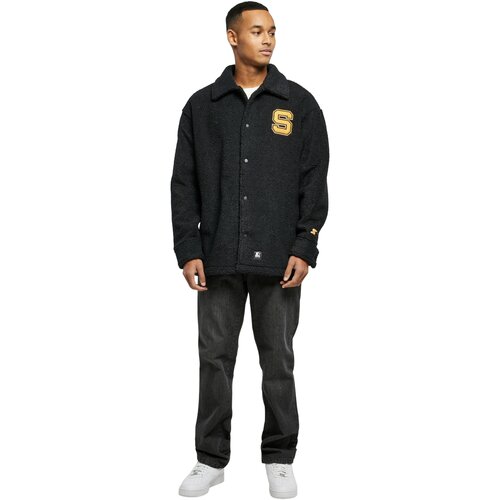 Starter Sherpa Shirt Jacket black L