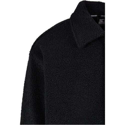 Starter Sherpa Shirt Jacket black L