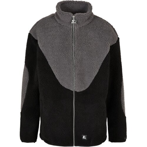 Starter Sherpa Fleece Jacket black/asphalt S