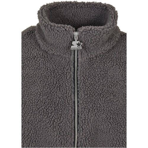 Starter Sherpa Fleece Jacket black/asphalt S