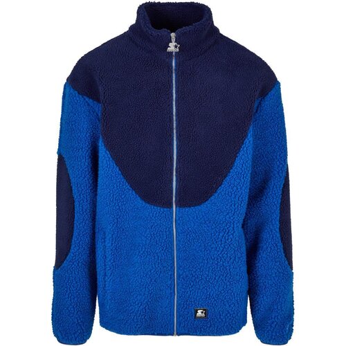 Starter Sherpa Fleece Jacket cobaltblue/darkblue XXL