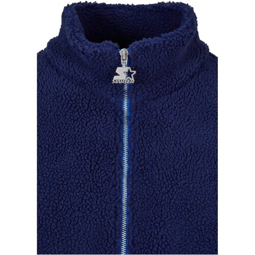 Starter Sherpa Fleece Jacket cobaltblue/darkblue XXL