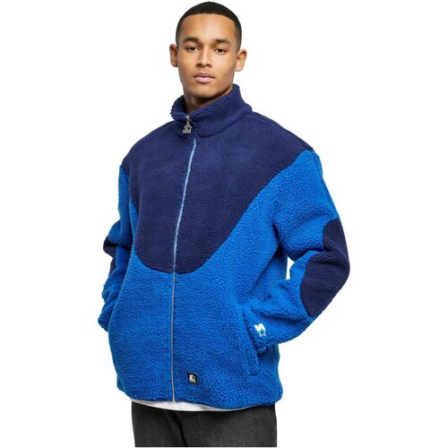 Starter Sherpa Fleece Jacket cobaltblue/darkblue XXL