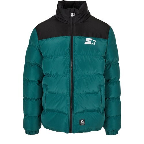 Starter Logo Puffer Jacket darkfreshgreen/black S