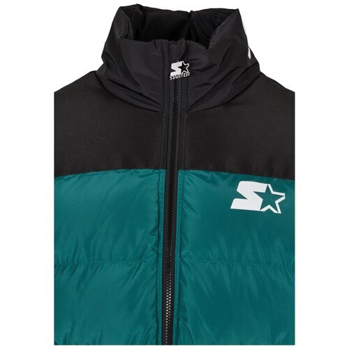 Starter Logo Puffer Jacket darkfreshgreen/black S