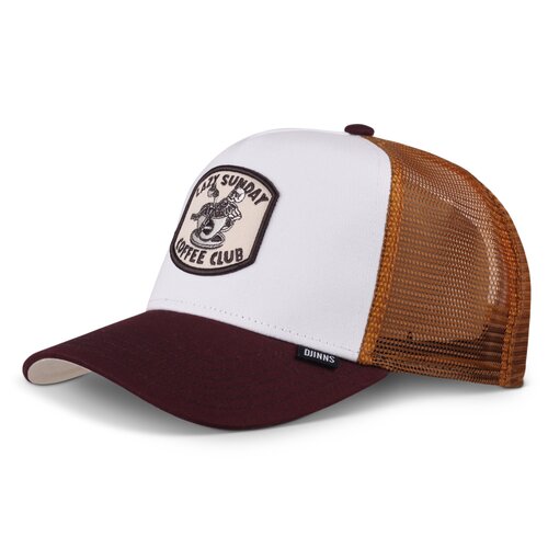 Djinns HFT Cap Coffee Club White/Brown