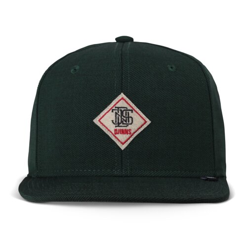 Djinns 6 Panel Snapback Cap Mon Djinns Green