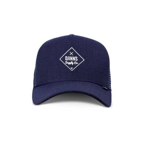 Djinns HFT Cap Cottoncheck Navy