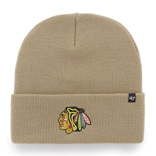 47 Brand NHL Chicago Blackhawks Haymaker 47 CUFF KNIT Beanie Khaki