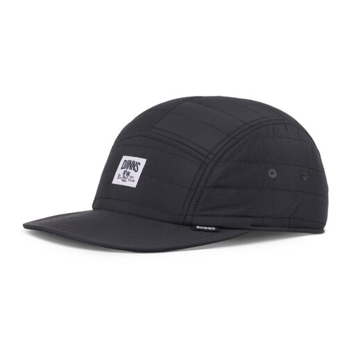 Djinns 5 Panel Flat Cap Puffy Nylon Black